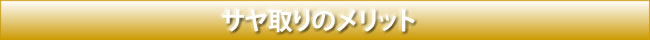 サヤ取りのメリット